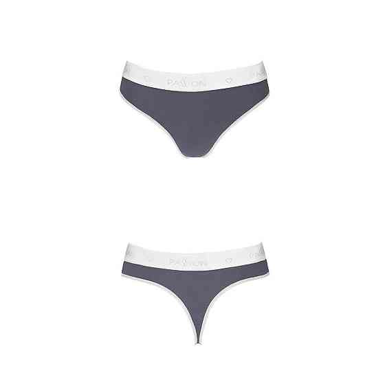 Спортивні трусики-стрінги Passion PS007 PANTIES XL, dark grey Sex Aura Київ
