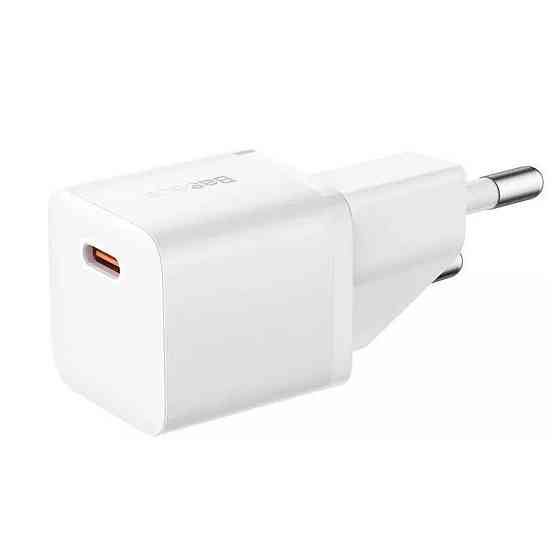 Мережевий зарядний пристрій Baseus GaN5 Fast Charger(mini) 1C 20W EU White (CCGN050102) Київ