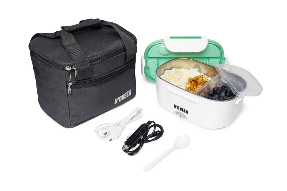 Ланч-бокс с подогревом от сети и прикуривателя с термосумкой Noveen LB420 Київ - фото 1