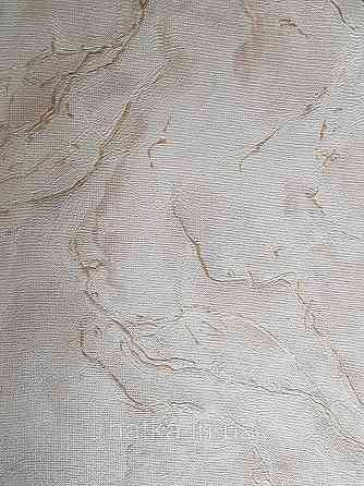Шпалери метрові вінілові на флізелін Grandeco Poem під штукатурку під мармур пісочний білі золотисті Київ