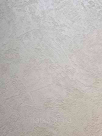 Обои виниловые на флизелине AS creation Perfect 1.06Х10 под штукатурку структурные молочные с глянцем Киев