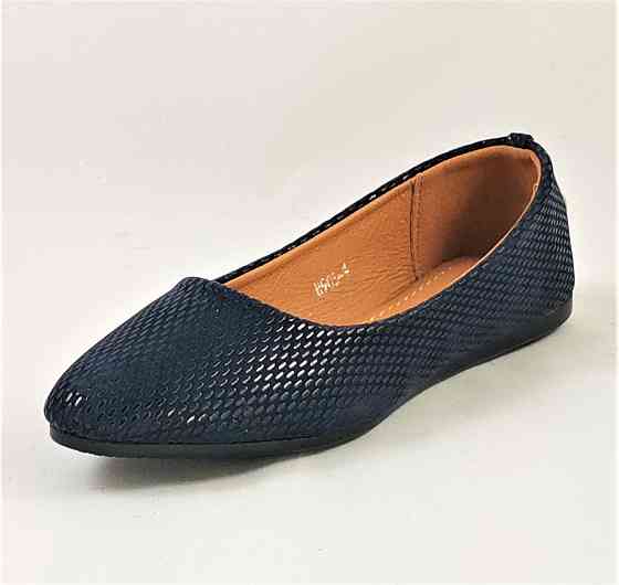 Женские Балетки Синие Мокасины Туфли (размеры: 36,37,38,39) - 05-4 Днепр