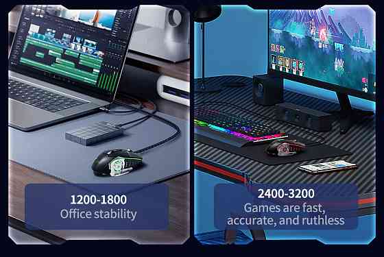 Миша XO M10 Gaming Mechanical 6-Button Light Emitting Black+Silver (7106507) Київ