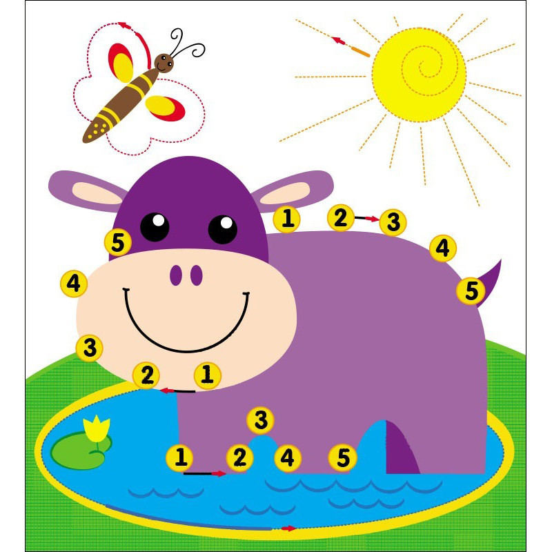 Дитяча багаторазова розмальовка "Диво-картинки" 559007, 5 сторінок Вінниця - фото 2