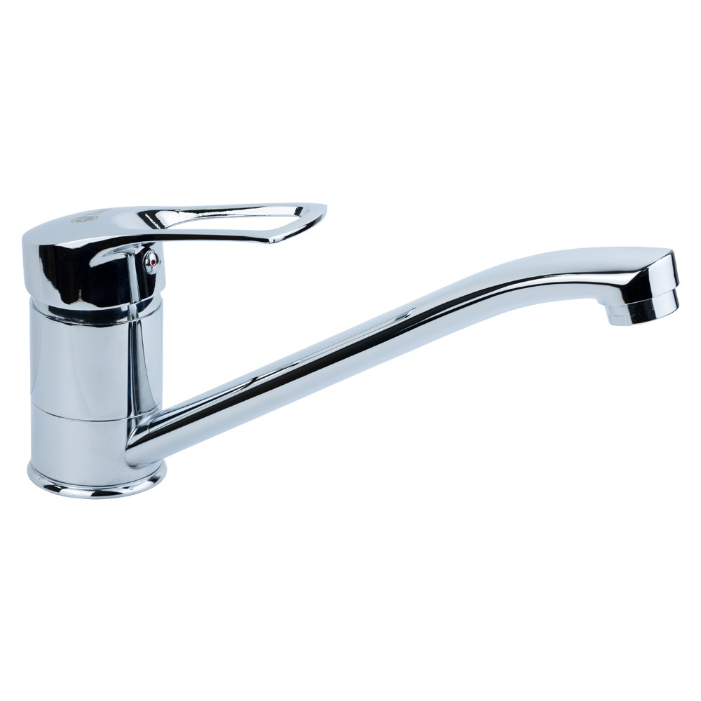 TAU Смеситель s43 Ø40 для кухни гусак прямой 250мм на шпильке TAU SM-2B244C (9843130) Київ - фото 1