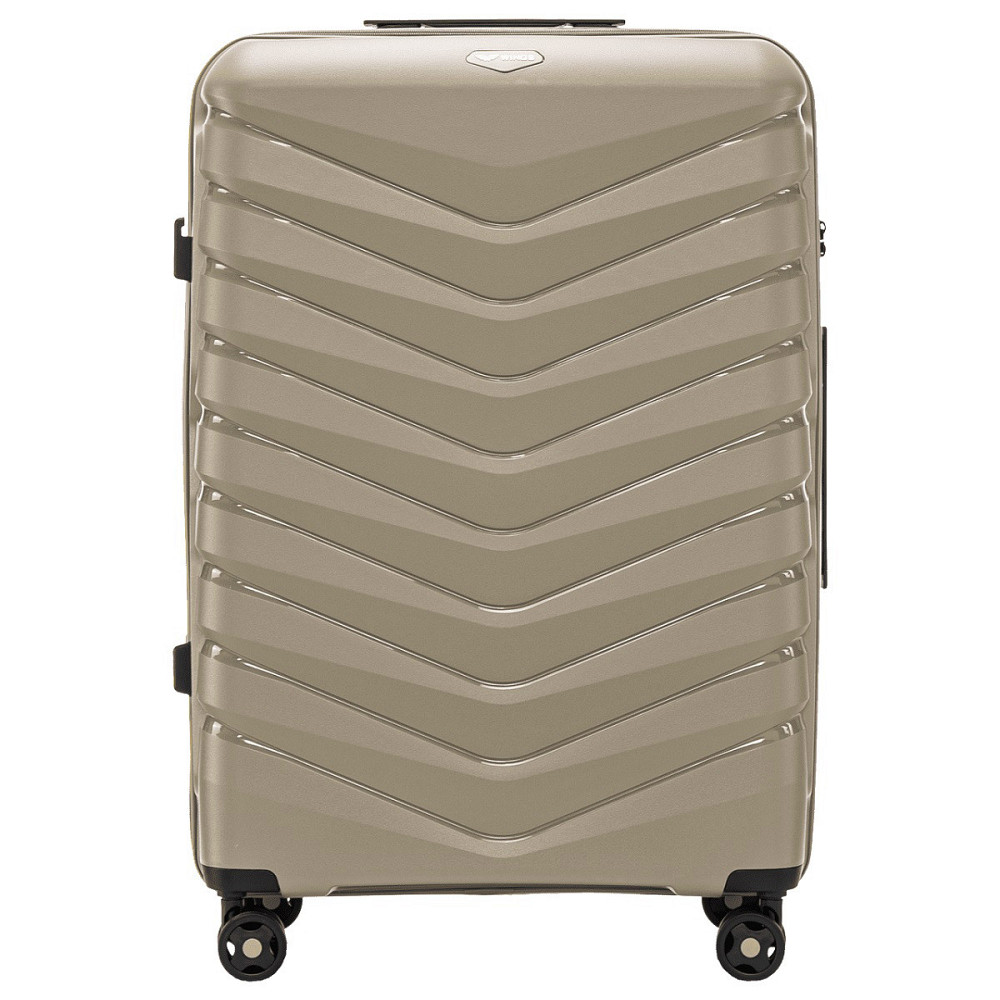 Чемодан полипропиленовый WINGS PHX01 большой 75 см шампань Киев - изображение 2