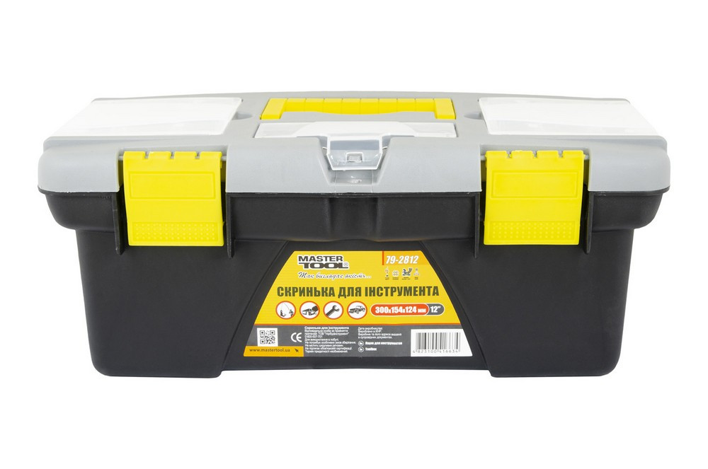 MASTERTOOL Скриня для інструментів MASTERTOOL з пластиковими замками знімні органайзери 12" 300 Київ - фото 5