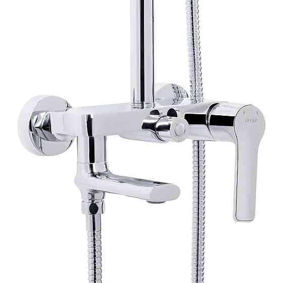 Душова система універсальна Qtap Taurus на три споживачі (з виливом) QTTAU111CRM45665 Chrome Київ