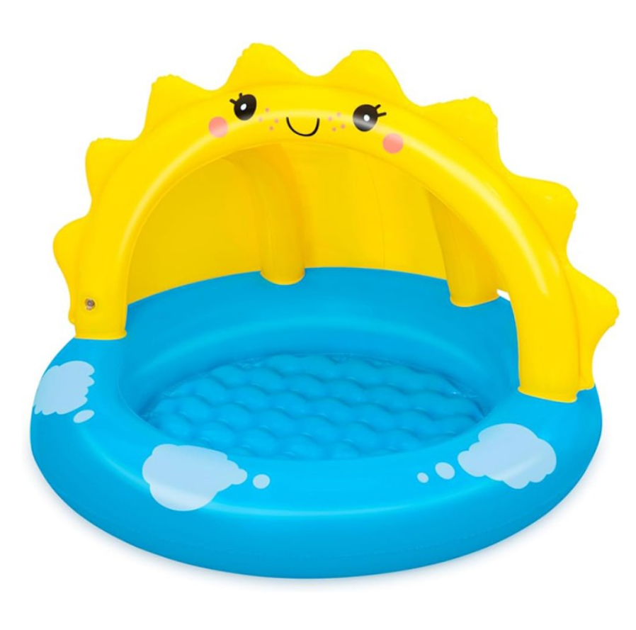 Басейн дитячий надувний BESTWAY з навісом та надувним дном Жовто-синій (52637) Чернигов - изображение 1