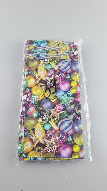 Новогодние пакеты для подарков, средний 17x26x8-039 (12 шт) Харьков - изображение 2