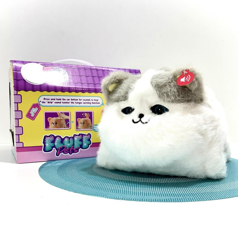 Собачка інтерактивна рухає хвостом моргає очима запис голосу Білий з сірим (M 17049) Чернигов - изображение 3