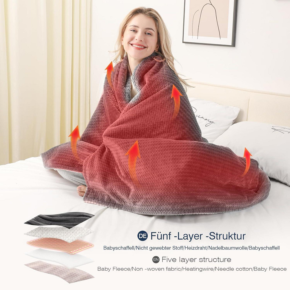 Електрична ковдра Yorbay 180х130 см Луцк - изображение 4