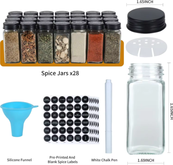 Металлический органайзер для специй с возможностью регулировки Каменец-Подольский