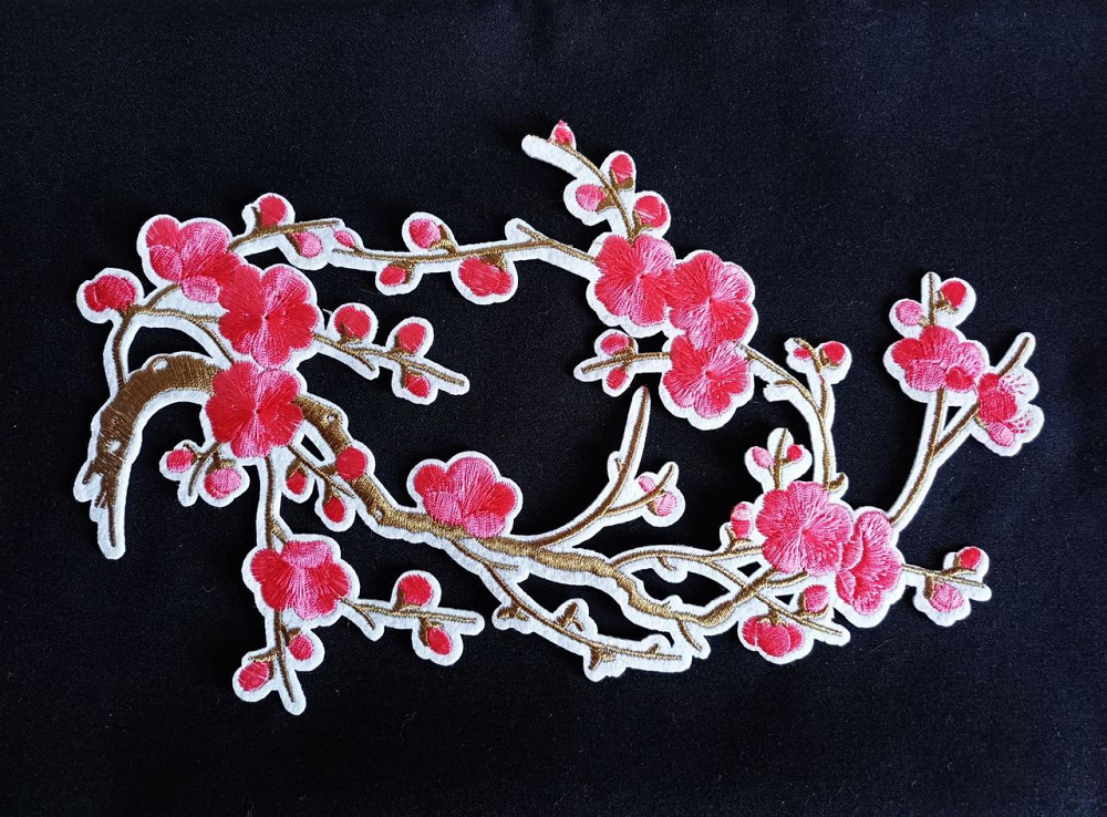 Аппликация на одежду Сакура розовая Киев - изображение 1