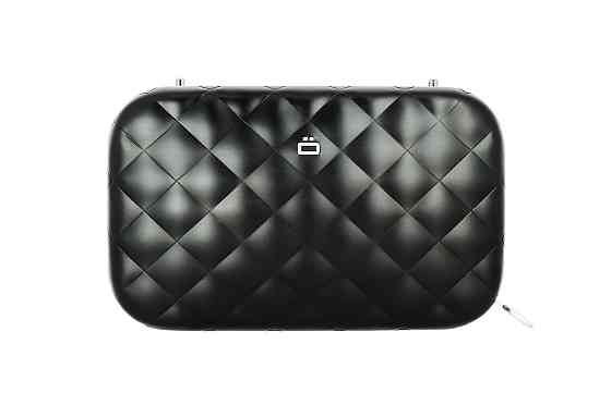 Клатч-сумка на молнии Ogon Quilted ledy bag (20.5 х 12.5 см) Черный Киев