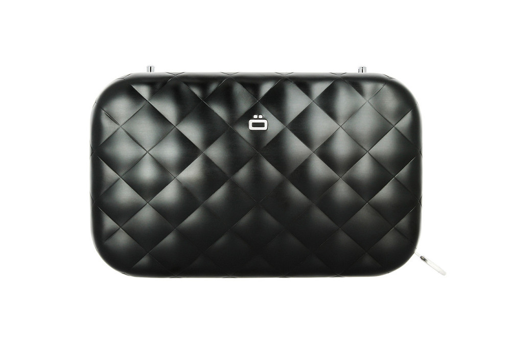 Клатч-сумка на молнии Ogon Quilted ledy bag (20.5 х 12.5 см) Черный Киев - изображение 2