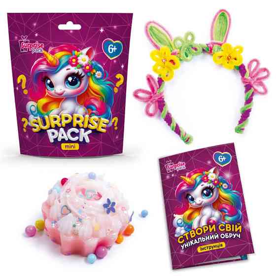 Набір для творчості із сюрпризом "Surprise Pack Mini 6" VT8040-06 квітковий обруч Вінниця