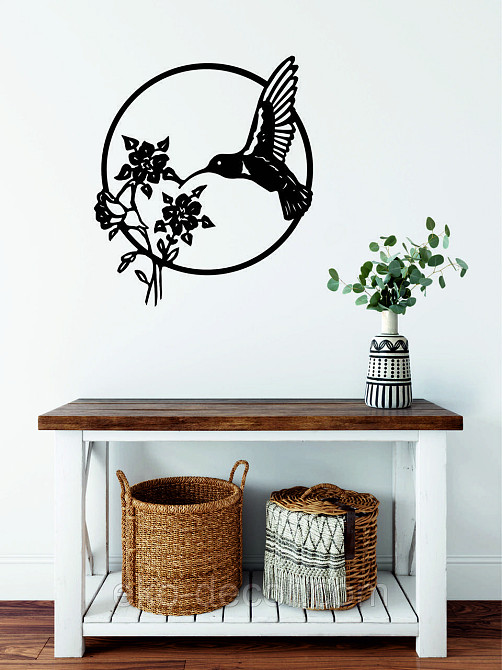 Декоративне настінне 3D Панно «Колибри» Декор на стіну з об'ємом Київ - фото 6