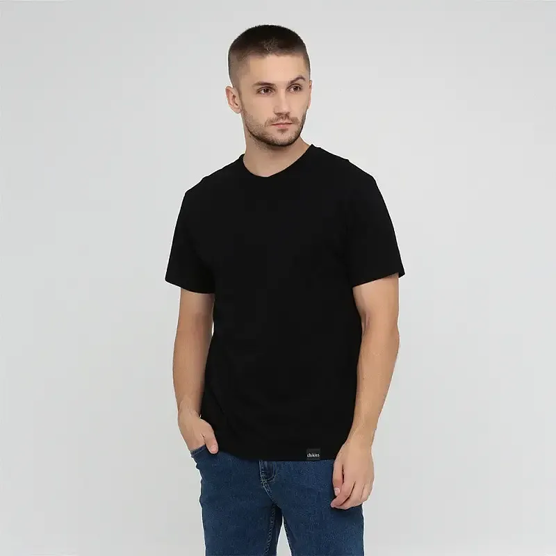 Футболка мужская CHIKISS CMV 001/001 XXL, Черный Киев - изображение 1