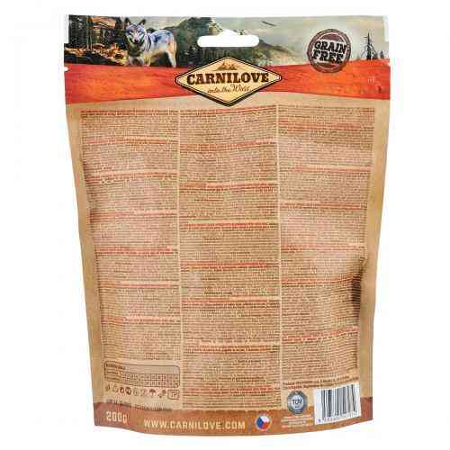 Ласощі Carnilove Dog Crunchy Snack для собак, м'ясо страуса та ожина, 200 г Київ