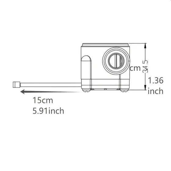 Лічильник води G1/2 для Arduino з датчиком Холла Київ