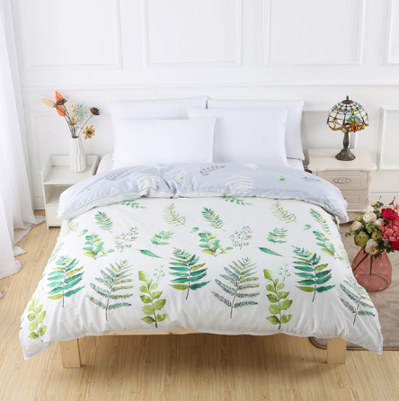 Ecotton Комплект постільної білизни Ecotton полуторний 150х215 см Папороть біла 21204 Київ