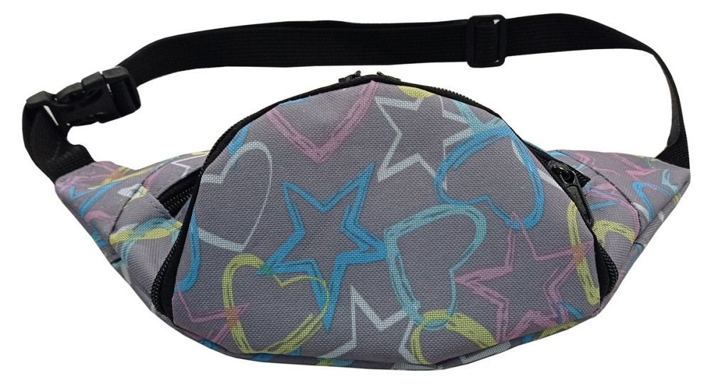 Сумка-бананка Tiger Rio Print Сердечка зірочки S211061 Київ - фото 1