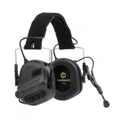 Комплект активные наушники Earmor M32(x) + крепление чебурашки M16C (Черный) Киев