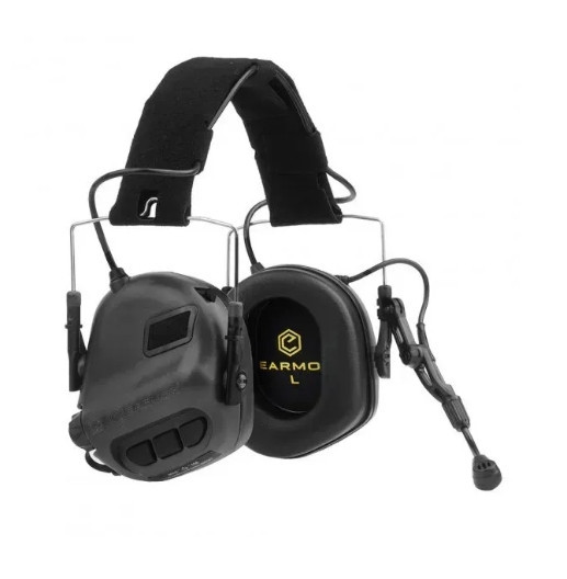 Комплект активные наушники Earmor M32(x) + крепление чебурашки M16C (Черный) Киев - изображение 3
