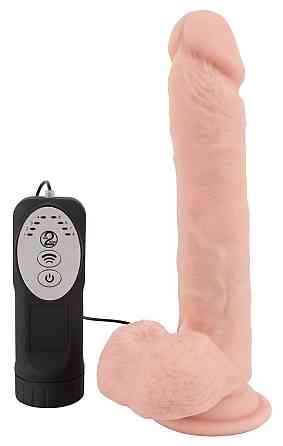 Вібратор на присосці Medical Silicone Thrusting Vib Sex Aura Київ
