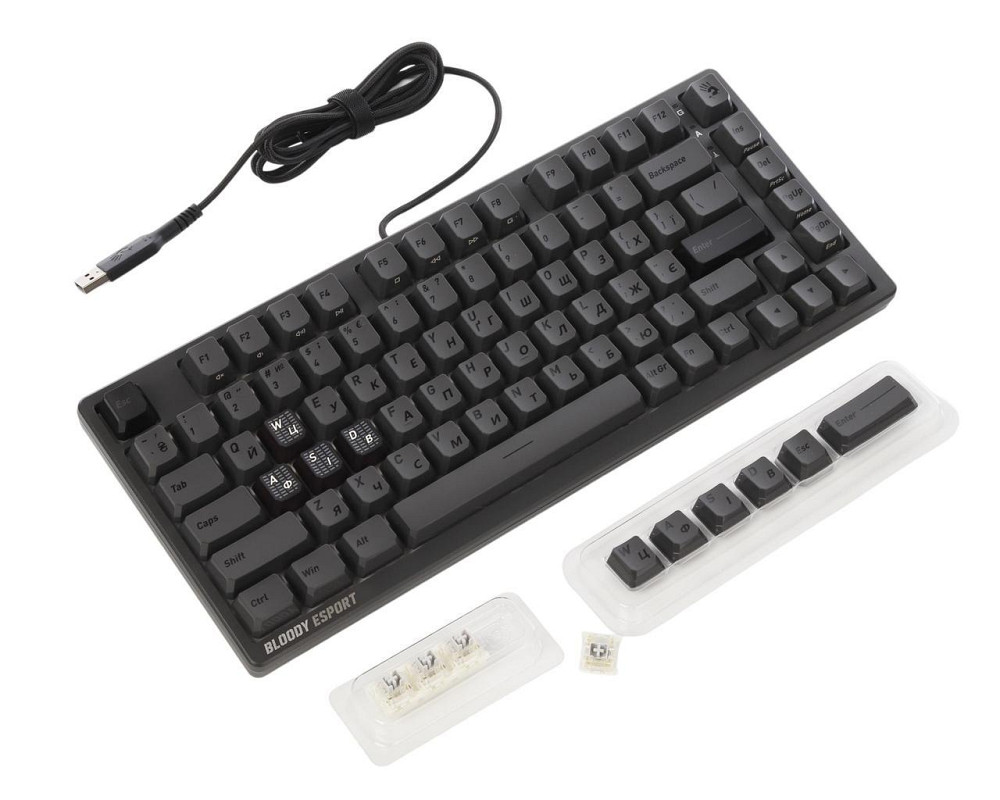 Клавіатура Bloody MS76 Iron Grey ( 28820 ) Харьков - изображение 1