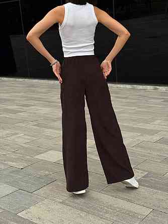 Жіночі вельветові штани палаццо "Garda" | Норма і батал Шоколадний, 50-52 Київ