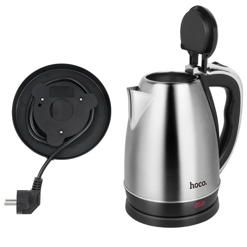 Електрочайник HOCO Cool kitchen HJD03A 1.8 л, сріблястий Винница - изображение 3