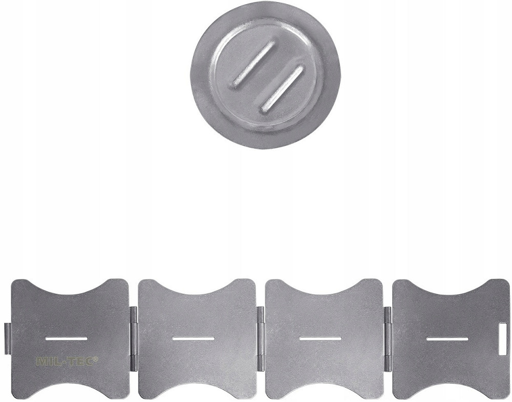 Туристична Складана Плита 8х8 см із чохлом Mil-Tec від Sturm (14918000) Нержавіюча сталь Нововолинськ - фото 7