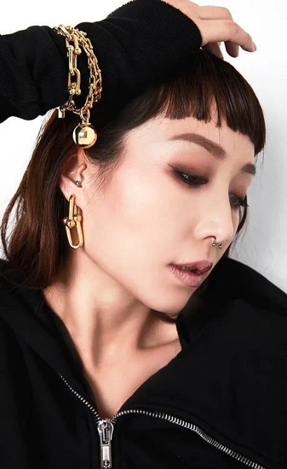 Tiffany hardwear рупные серьги позолота Тиффани Одесса - изображение 5