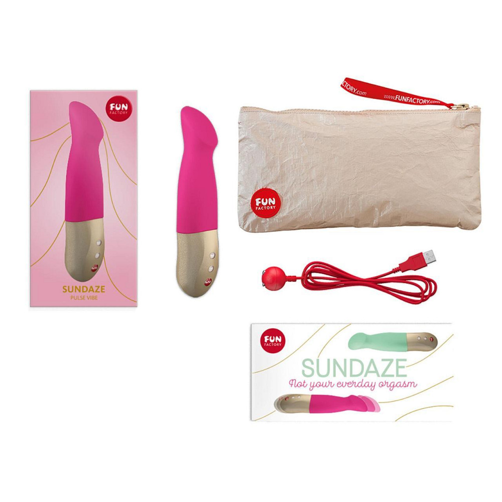 Вибратор-пульсатор Fun Factory SUNDAZE fuchsia pink Sex Aura Киев - изображение 7