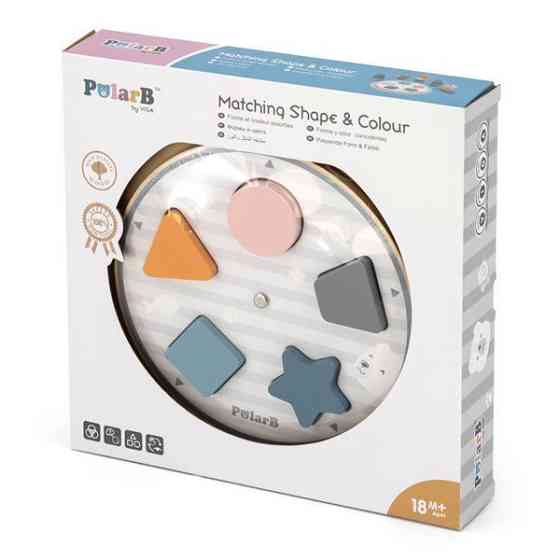 Деревянная игра-сортер PolarB Фигуры (44050) Харьков