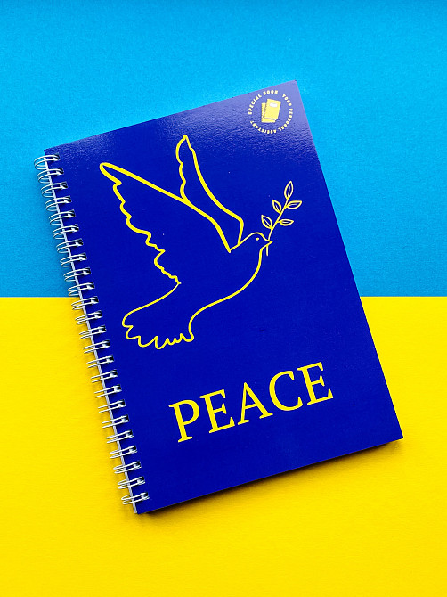 Блокнот "Голуб миру" патріотичний А5 Дніпро - фото 1