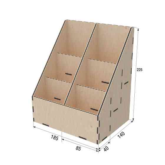 Органайзер EKOSTAR для чая и пакетов 80х120 - 6 ячеек Киев