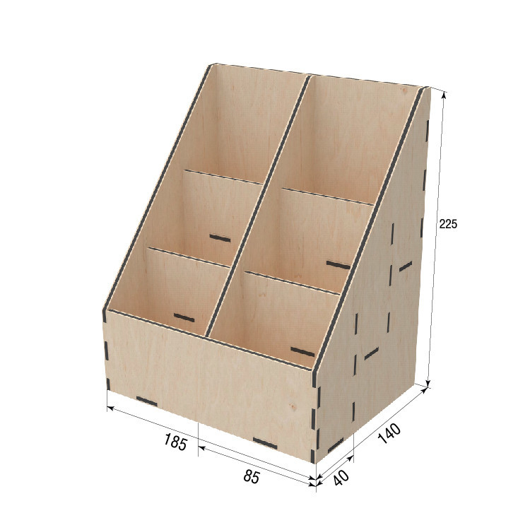 Органайзер EKOSTAR для чая и пакетов 80х120 - 6 ячеек Киев - изображение 3