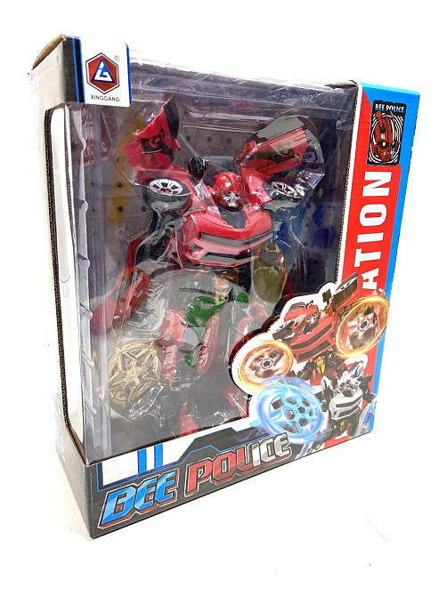 Трансформер-робот XINGGANG перетворюється на гоночну машину 23см червоний (HD 37) Чернигов - изображение 2