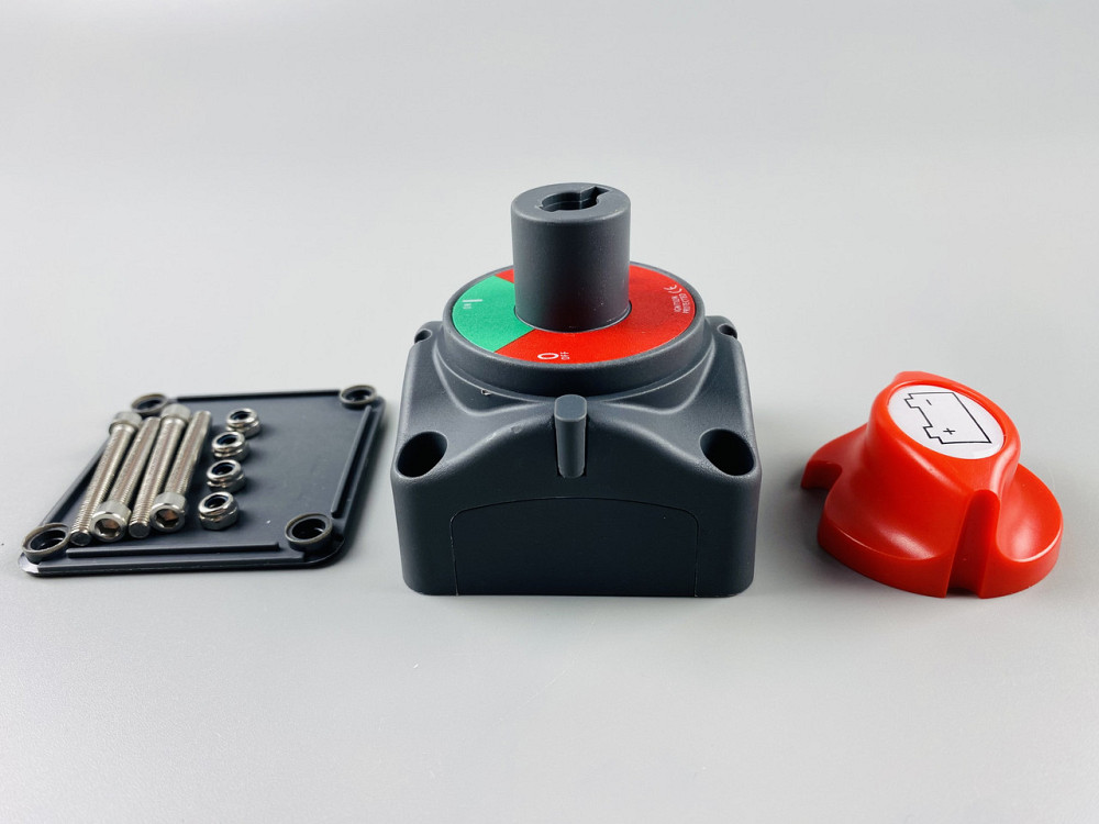 Вимикач маси універсальний механічний дистанційний 12/24 В (червона мідь) 300A Мукачево - фото 4