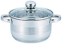 Каструля з кришкою нержсталь 8.2 л BN-222 (4) Одеса - фото 1