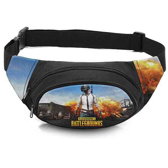 Сумка-бананка дитяча з принтом PUBG поясна сумка для хлопчика (4579) Київ