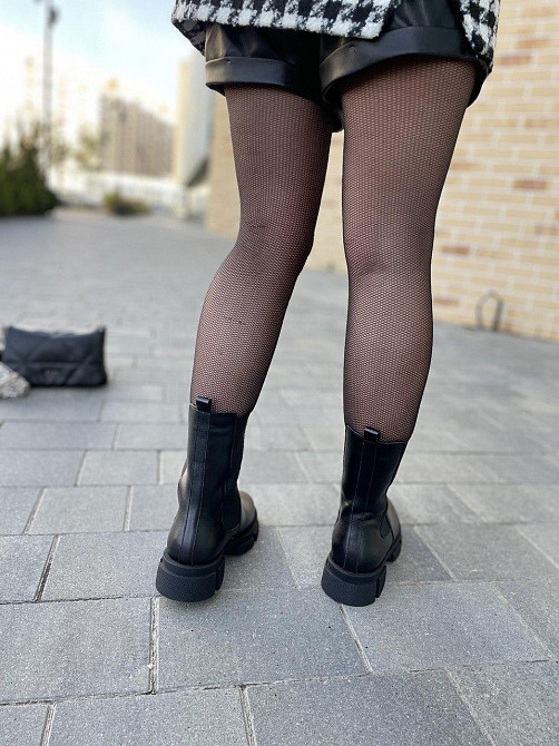 Черевики жіночі GREMMY чорні натуральна шкіра зима висота 20 см (4257) 35-41 Коломия - фото 6