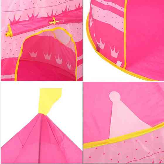 Дитячий ігровий намет Замок (135х105х105см),Рожевий SBR Київ