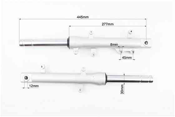 Амортизатор передній (пір'я), к-кт 2шт 445мм STORM 150 Київ