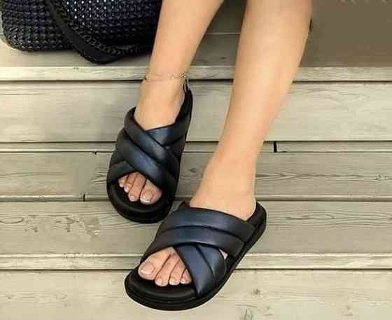 GREMMY Шльопанці жіночі GREMMY КР чорні (літо, шкіра натуральна) (4026) 39 Коломия