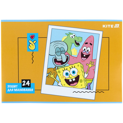 Альбом для малювання Kite SpongeBob SquarePants, 24 аркуша (SB25-242) Вінниця - фото 7