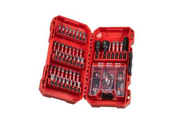 Набір біт Milwaukee SHOCKWAVE (75 предм.) PACKOUT, пластиковий кейс Одеса